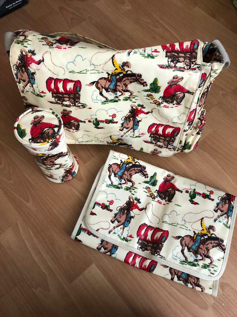 cath kidston cowboy changing bag